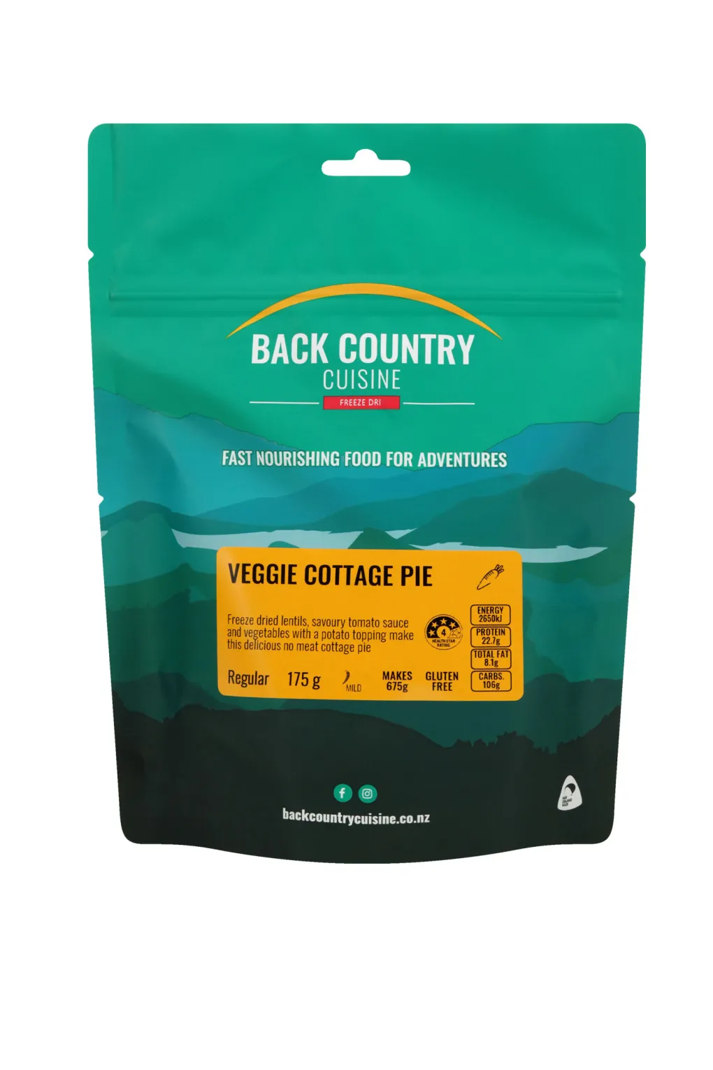 Back Country Cuisine Veggie Cottage Pie —175 g