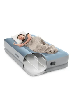 Intex Twin Prestige Midrise Airbed with Fastfill USB Pump