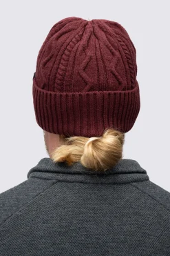 Macpac Cable Knit Merino Blend Beanie