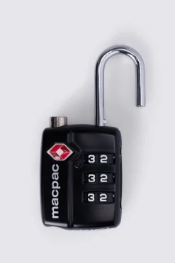 Macpac 3-dial TSA 7 Shank Travel Padlock