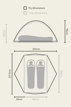 Macpac Duolight 2 Person Tent V4