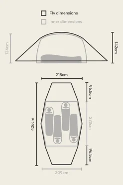 Macpac Hemisphere 4 Person Tent