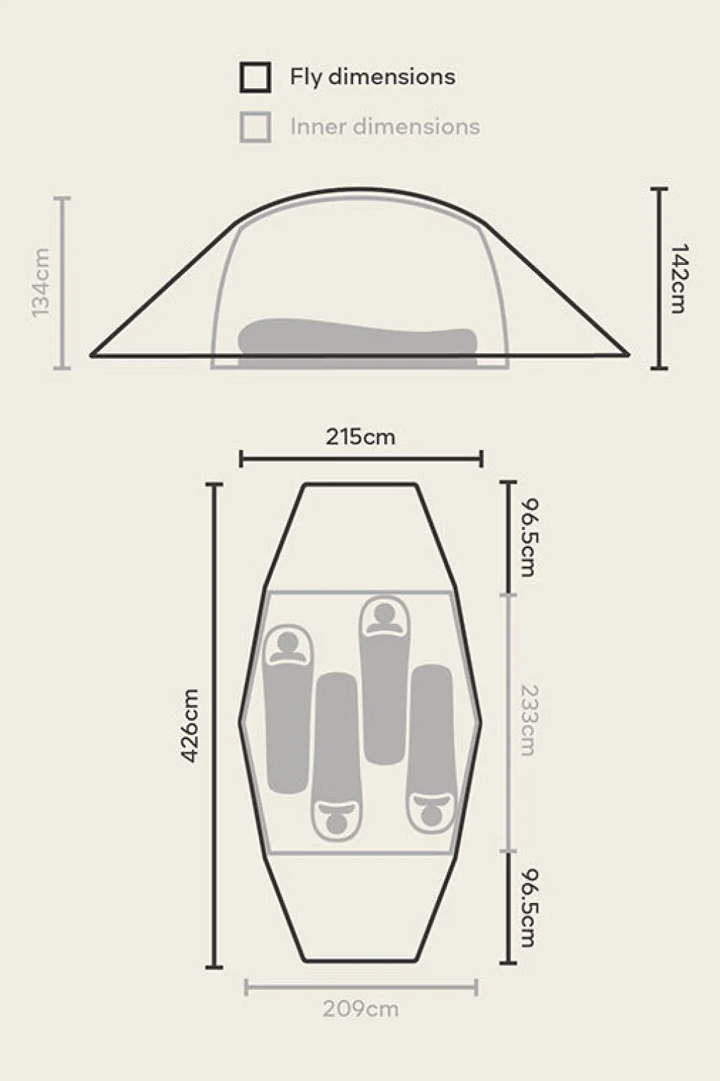 Macpac Hemisphere 4 Person Tent