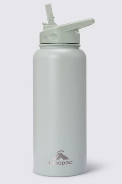 Macpac Insulated Wide Mouth Bottle with Straw Lid — 1L