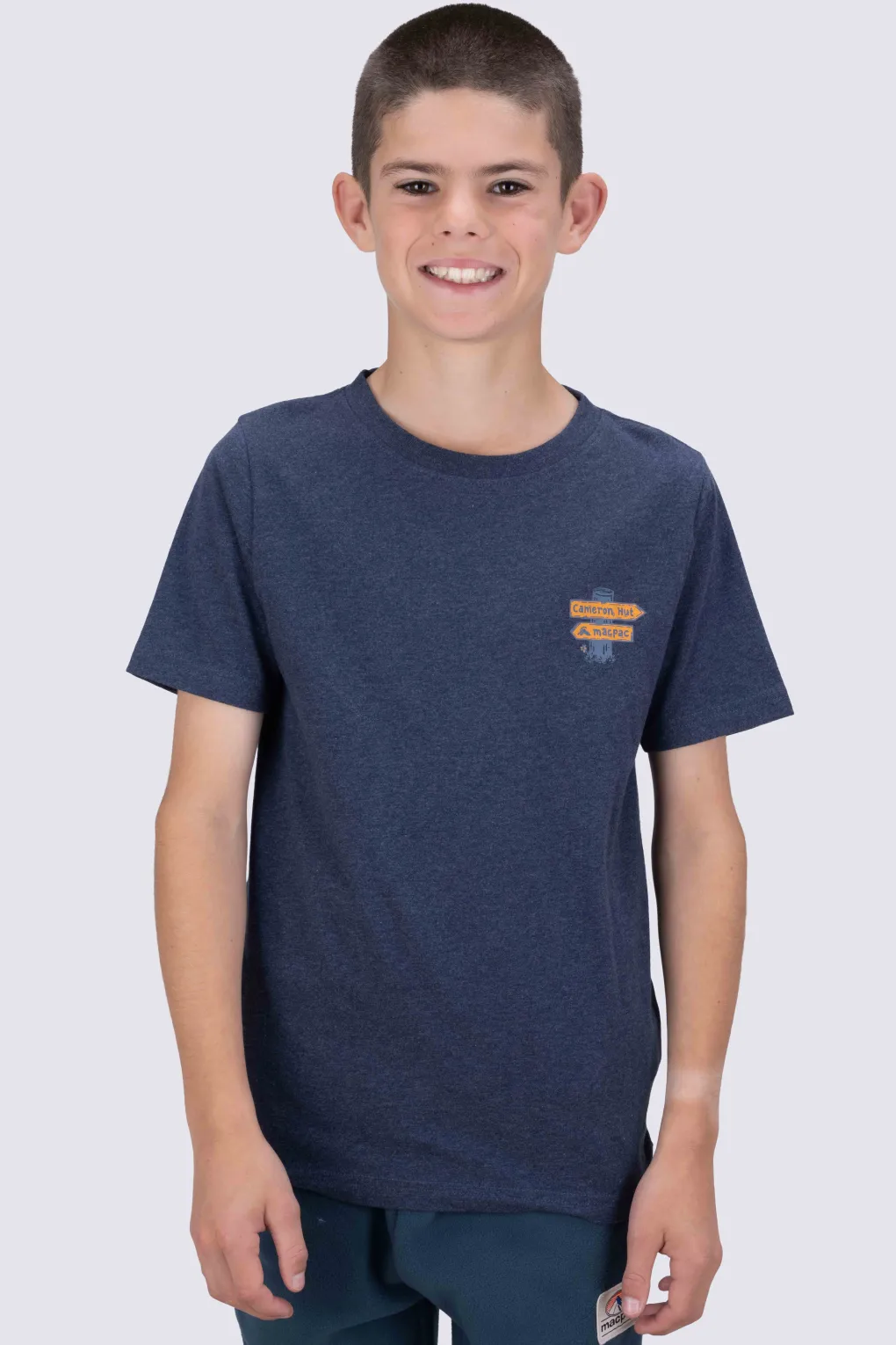 Macpac Kids' Cameron Hut Fairtrade Organic Cotton Short Sleeve T-Shirt