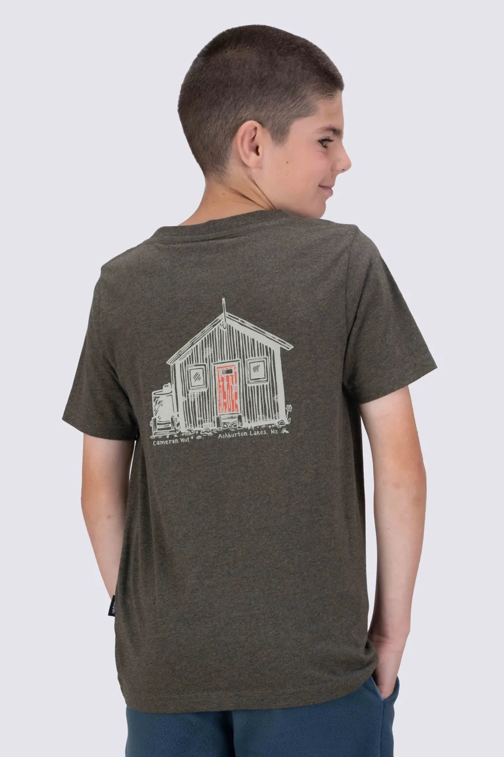 Macpac Kids' Cameron Hut Fairtrade Organic Cotton Short Sleeve T-Shirt