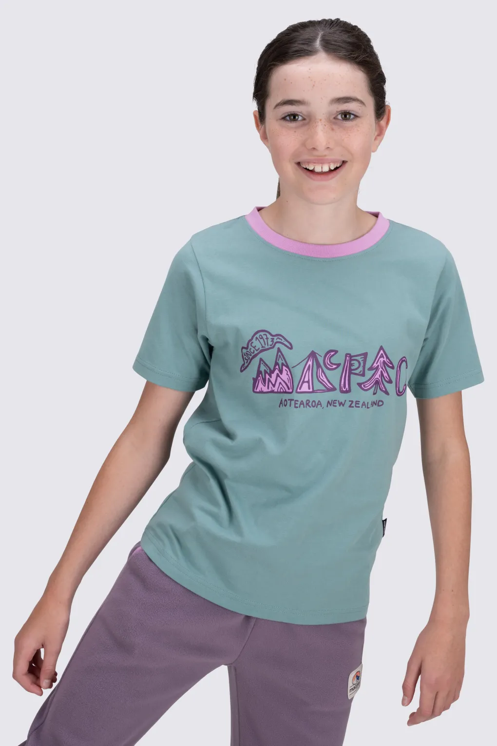 Macpac Kids' Explorer Fairtrade Organic Cotton Short Sleeve T-Shirt