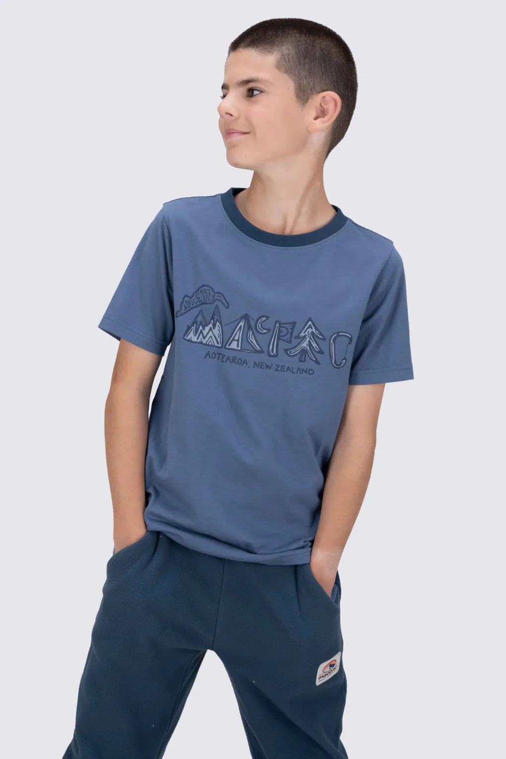 Macpac Kids' Explorer Fairtrade Organic Cotton Short Sleeve T-Shirt
