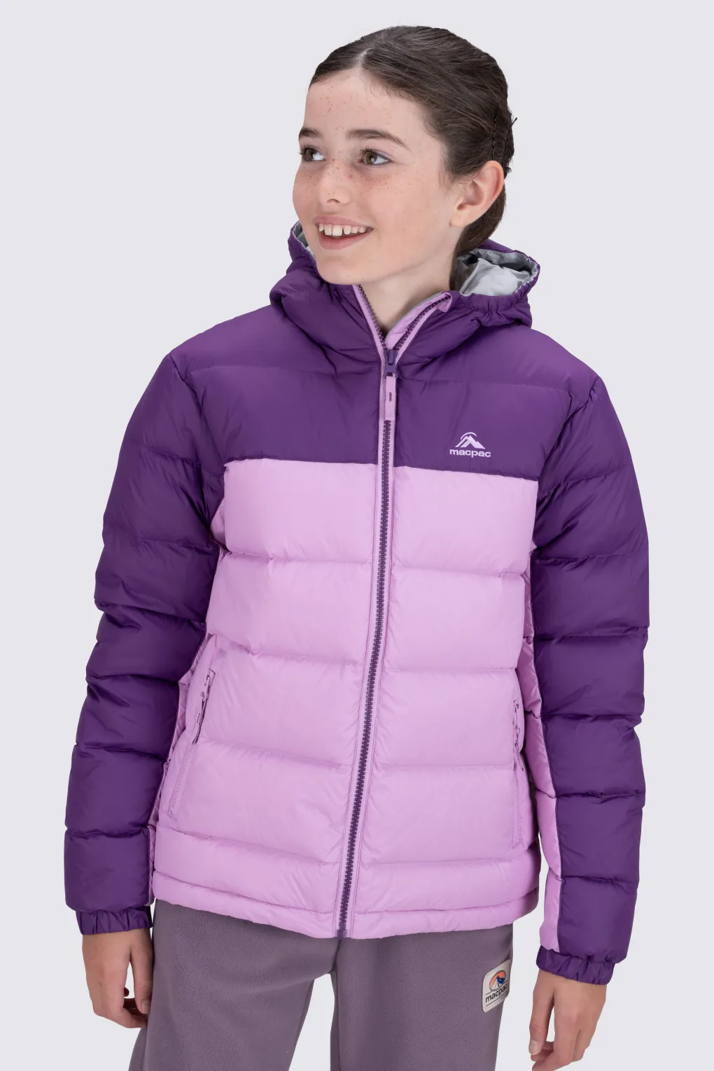 Macpac Kids' Halo Hooded Down Jacket