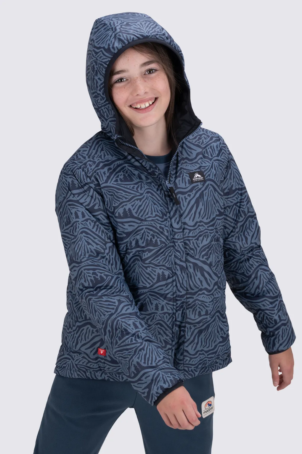 Macpac Kids' Pulsar Alpha Hooded Insulated Jacket