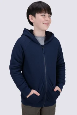 Macpac Kids' Waffle Sherpa Hooded Jacket