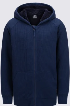 Macpac Kids' Waffle Sherpa Hooded Jacket