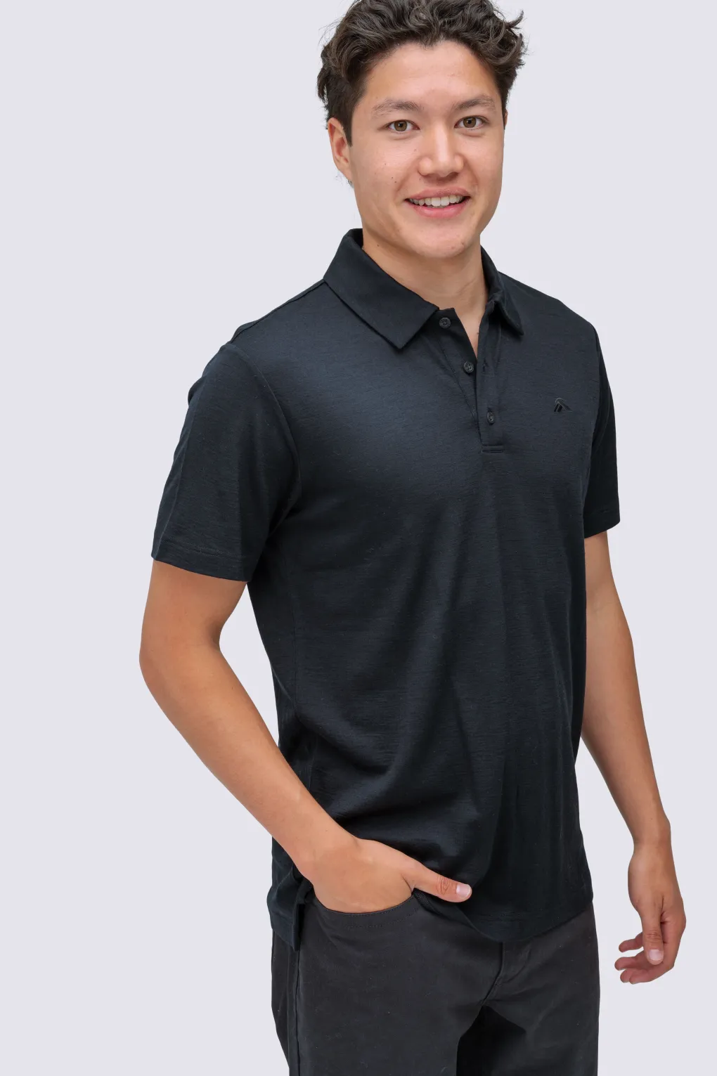 Macpac Men's Denizen 180 Merino Polo