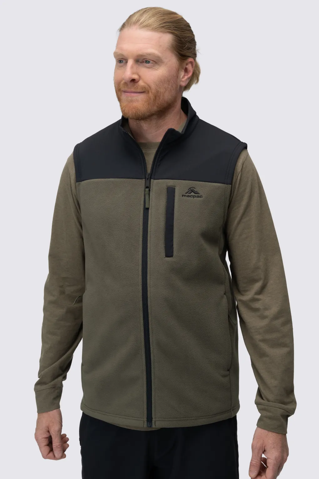 Macpac Men's Havelock Windproof Fleece Vest
