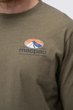 Macpac Men's Heritage Badge Fairtrade Organic Cotton Long Sleeve T-Shirt