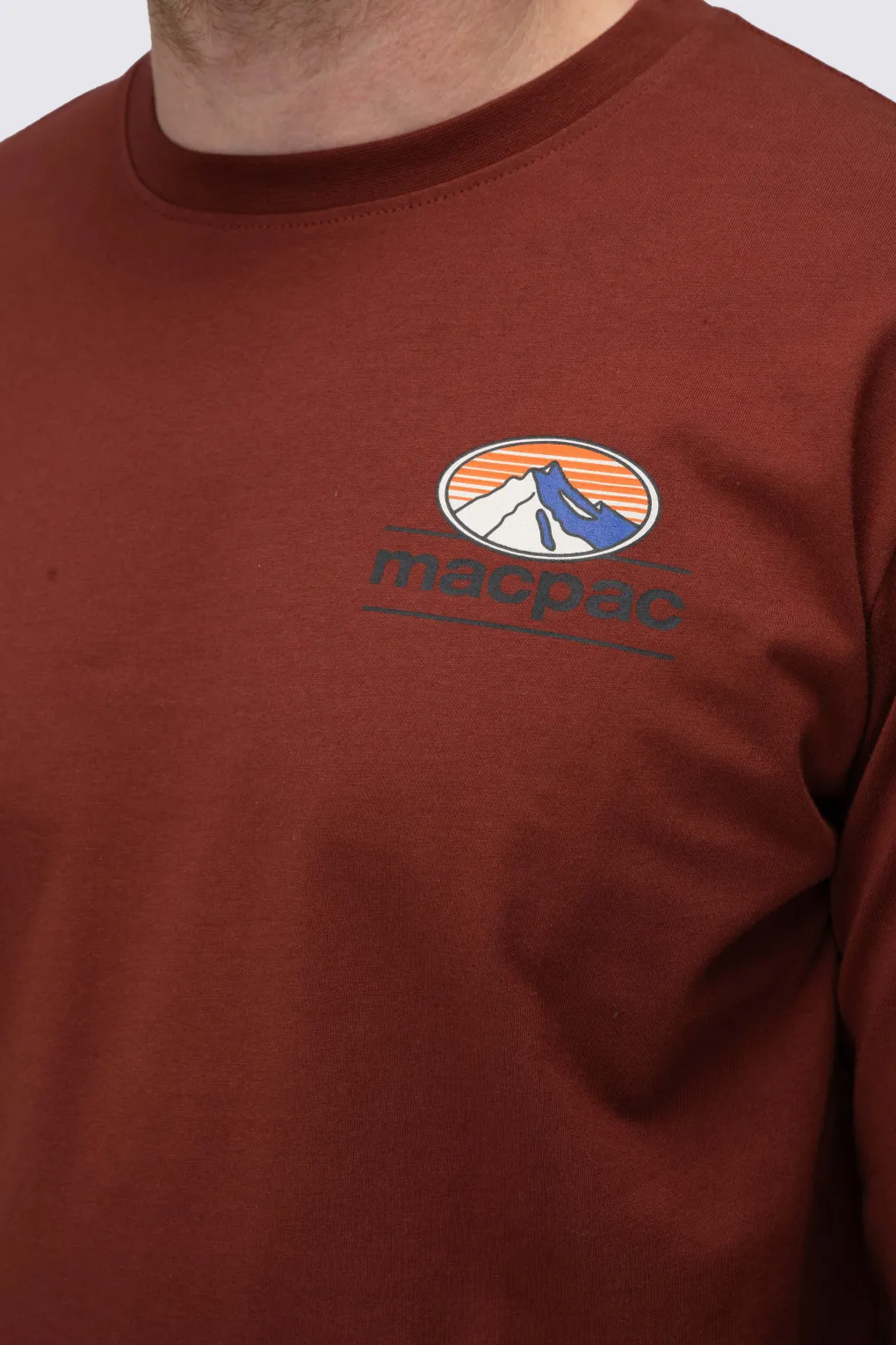 Macpac Men's Heritage Badge Fairtrade Organic Cotton Long Sleeve T-Shirt