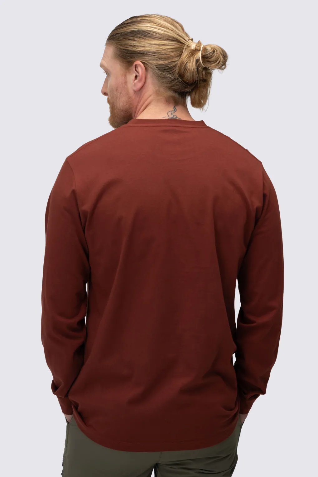 Macpac Men's Heritage Badge Fairtrade Organic Cotton Long Sleeve T-Shirt