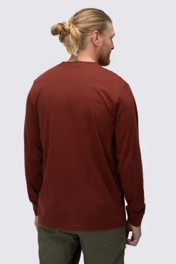 Macpac Men's Heritage Badge Fairtrade Organic Cotton Long Sleeve T-Shirt