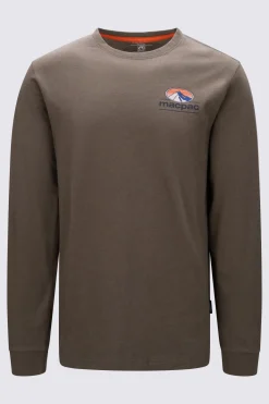 Macpac Men's Heritage Badge Fairtrade Organic Cotton Long Sleeve T-Shirt