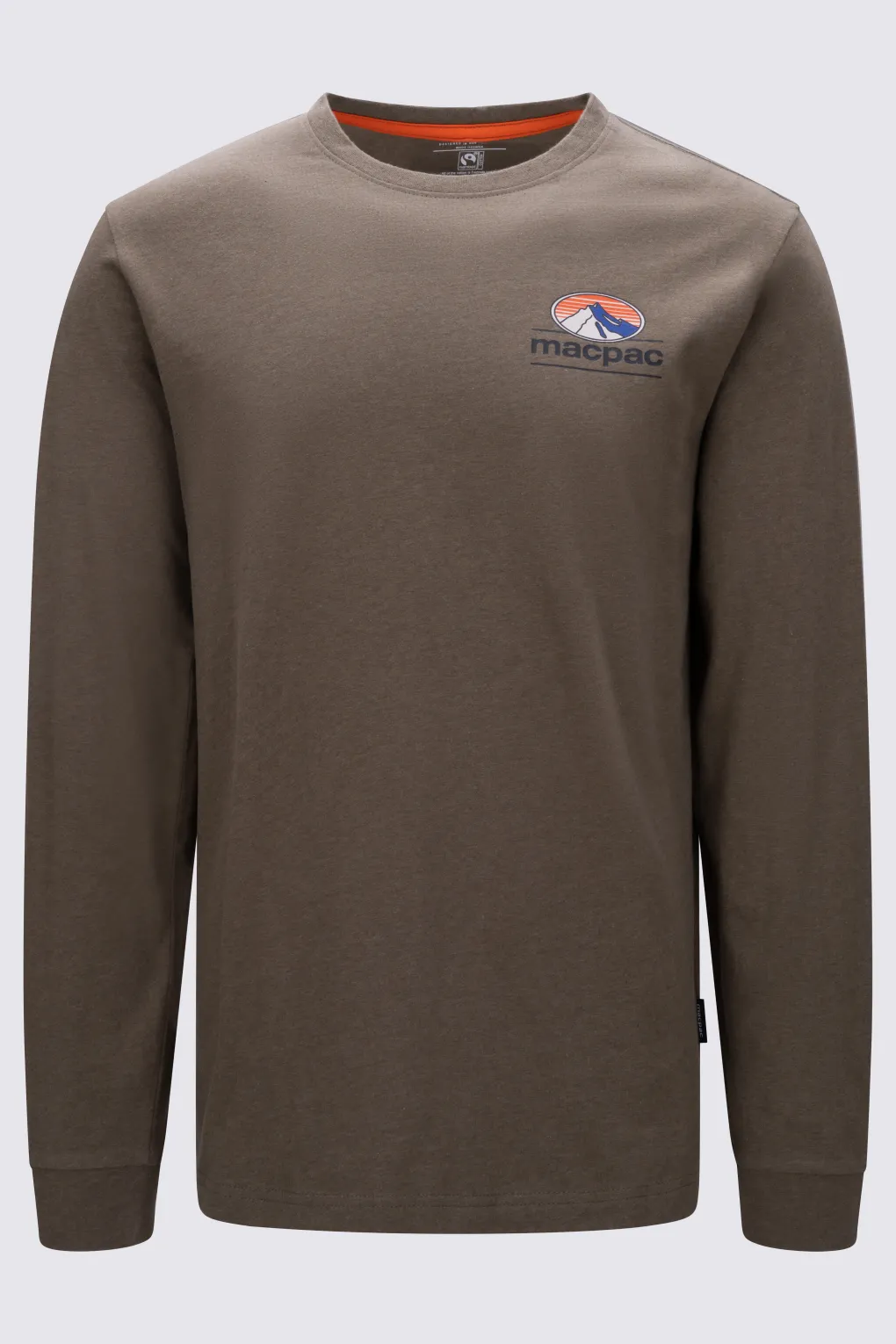 Macpac Men's Heritage Badge Fairtrade Organic Cotton Long Sleeve T-Shirt