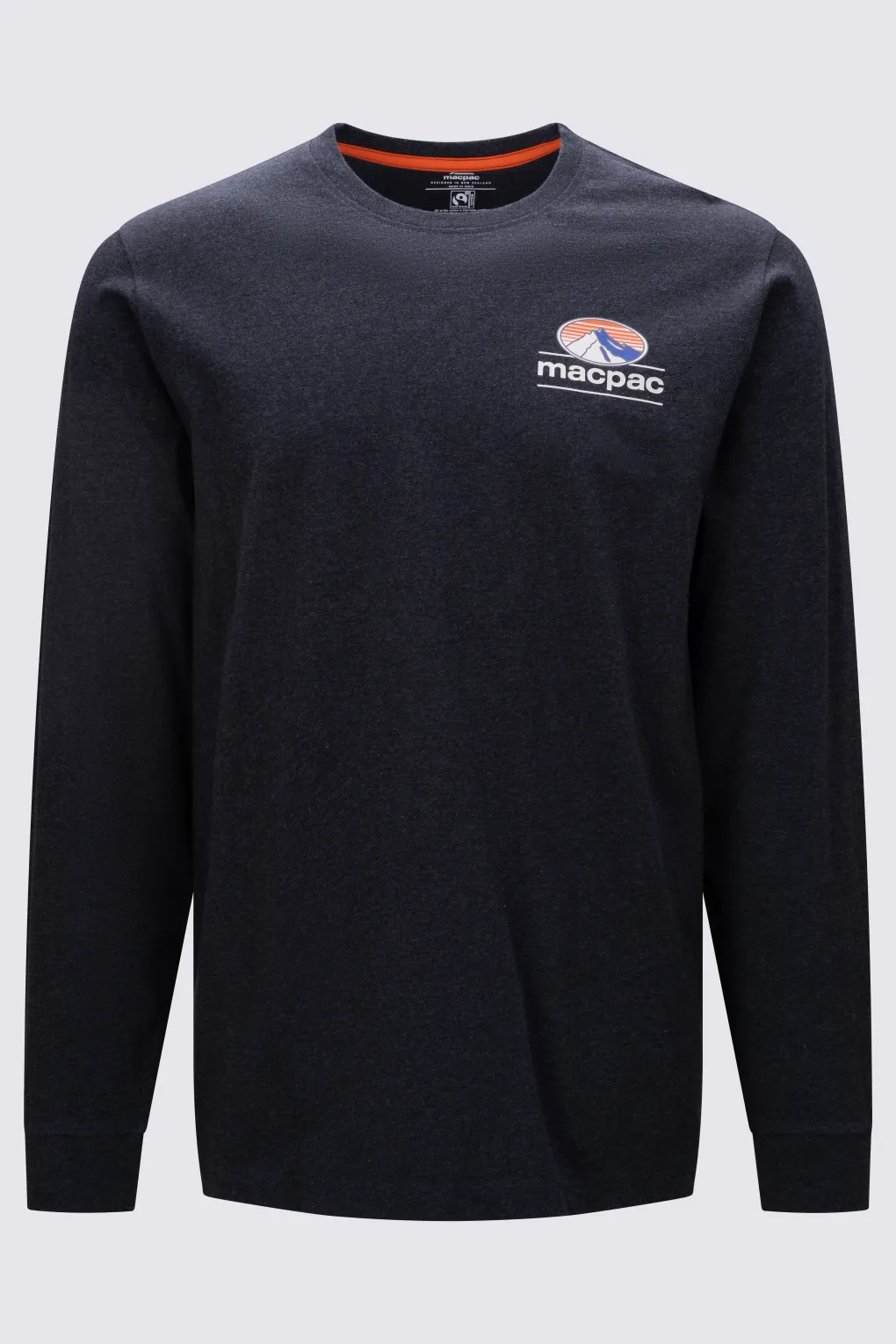 Macpac Men's Heritage Badge Fairtrade Organic Cotton Long Sleeve T-Shirt