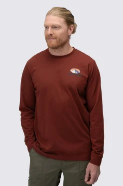 Macpac Men's Heritage Badge Fairtrade Organic Cotton Long Sleeve T-Shirt