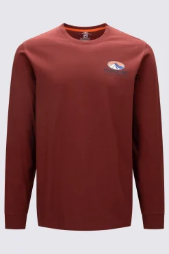 Macpac Men's Heritage Badge Fairtrade Organic Cotton Long Sleeve T-Shirt