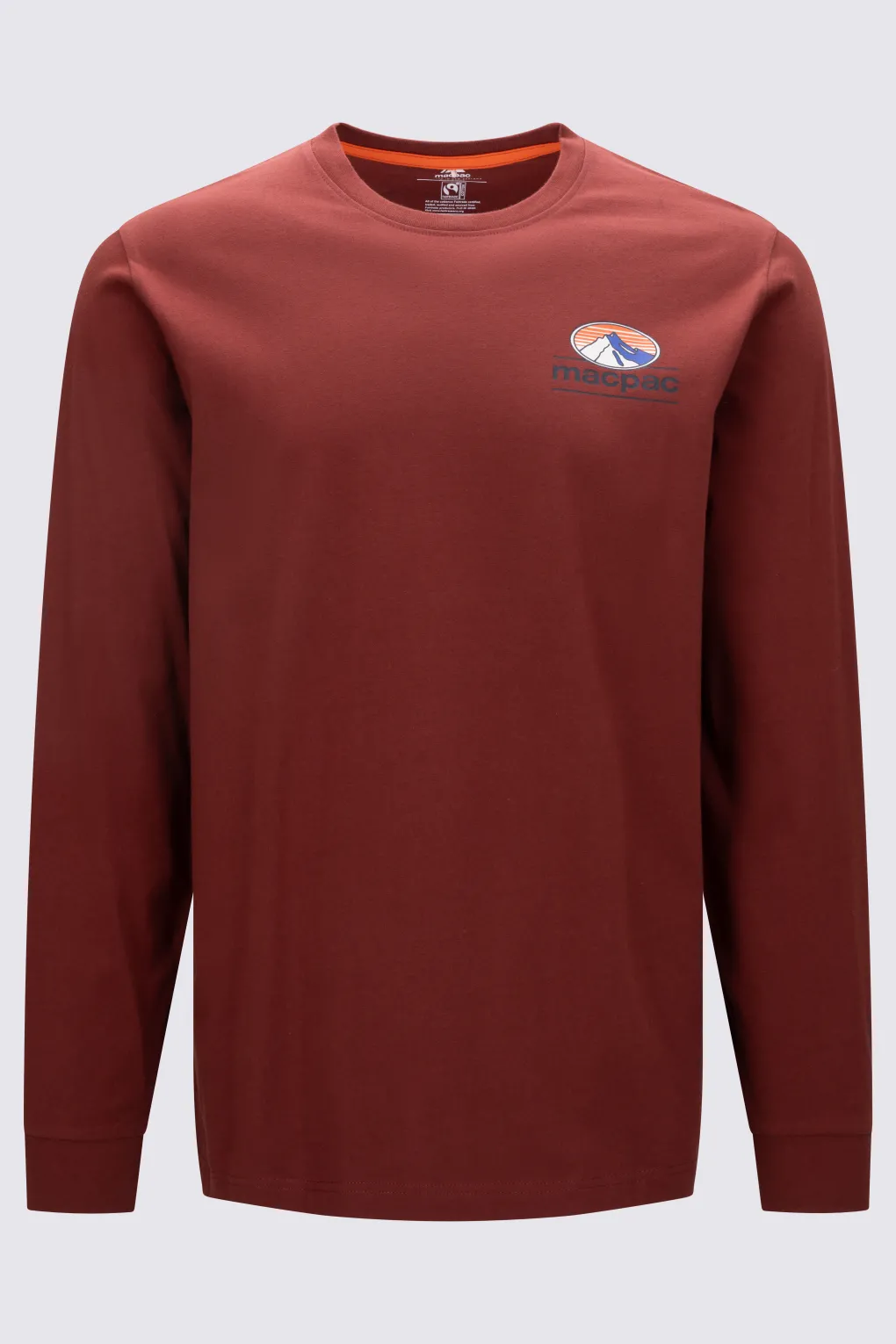 Macpac Men's Heritage Badge Fairtrade Organic Cotton Long Sleeve T-Shirt