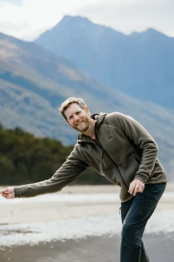 Macpac Mens Mountain Hooded Fleece Jacket
