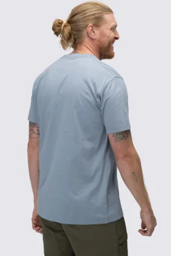 Macpac Men's Vintage Embroidered Fairtrade Organic Cotton Short Sleeve T-Shirt