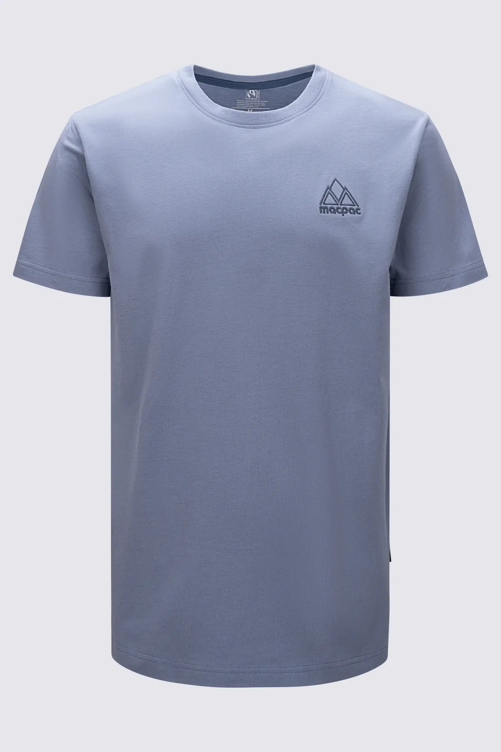 Macpac Men's Vintage Embroidered Fairtrade Organic Cotton Short Sleeve T-Shirt