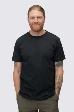Macpac Men's Vintage Embroidered Fairtrade Organic Cotton Short Sleeve T-Shirt