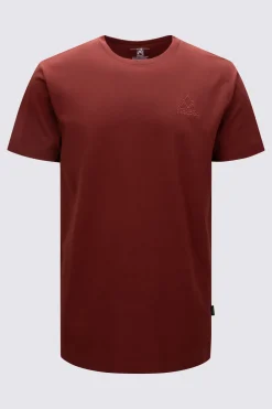 Macpac Men's Vintage Embroidered Fairtrade Organic Cotton Short Sleeve T-Shirt