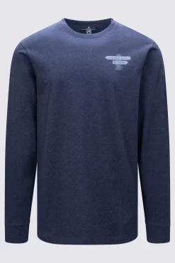 Macpac Men's Waihohonu Hut Fairtrade Organic Cotton Long Sleeve T-Shirt