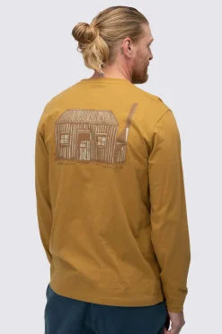 Macpac Men's Waihohonu Hut Fairtrade Organic Cotton Long Sleeve T-Shirt