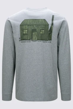 Macpac Men's Waihohonu Hut Fairtrade Organic Cotton Long Sleeve T-Shirt