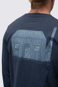 Macpac Men's Waihohonu Hut Fairtrade Organic Cotton Long Sleeve T-Shirt