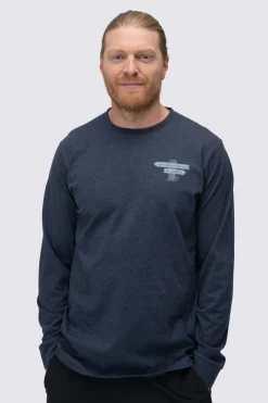 Macpac Men's Waihohonu Hut Fairtrade Organic Cotton Long Sleeve T-Shirt