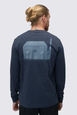 Macpac Men's Waihohonu Hut Fairtrade Organic Cotton Long Sleeve T-Shirt