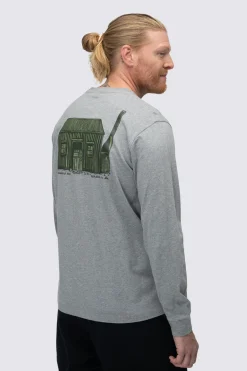 Macpac Men's Waihohonu Hut Fairtrade Organic Cotton Long Sleeve T-Shirt