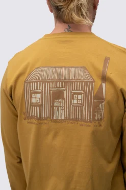 Macpac Men's Waihohonu Hut Fairtrade Organic Cotton Long Sleeve T-Shirt