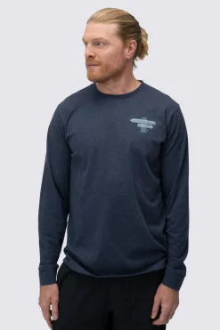 Macpac Men's Waihohonu Hut Fairtrade Organic Cotton Long Sleeve T-Shirt