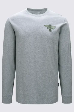Macpac Men's Waihohonu Hut Fairtrade Organic Cotton Long Sleeve T-Shirt