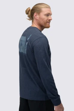 Macpac Men's Waihohonu Hut Fairtrade Organic Cotton Long Sleeve T-Shirt