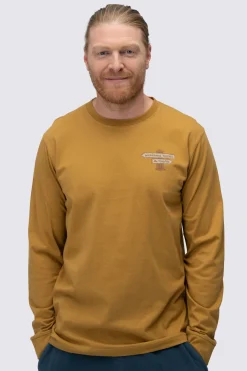 Macpac Men's Waihohonu Hut Fairtrade Organic Cotton Long Sleeve T-Shirt