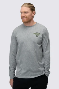 Macpac Men's Waihohonu Hut Fairtrade Organic Cotton Long Sleeve T-Shirt