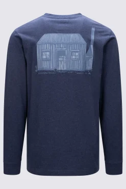 Macpac Men's Waihohonu Hut Fairtrade Organic Cotton Long Sleeve T-Shirt