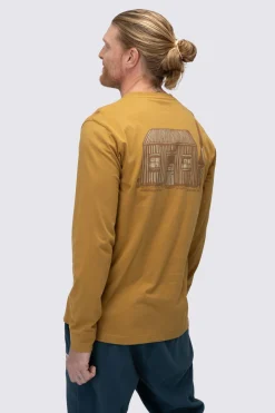 Macpac Men's Waihohonu Hut Fairtrade Organic Cotton Long Sleeve T-Shirt