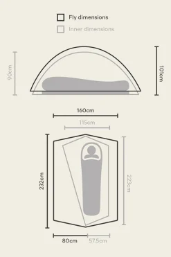 Macpac Microlight 1 Person Tent