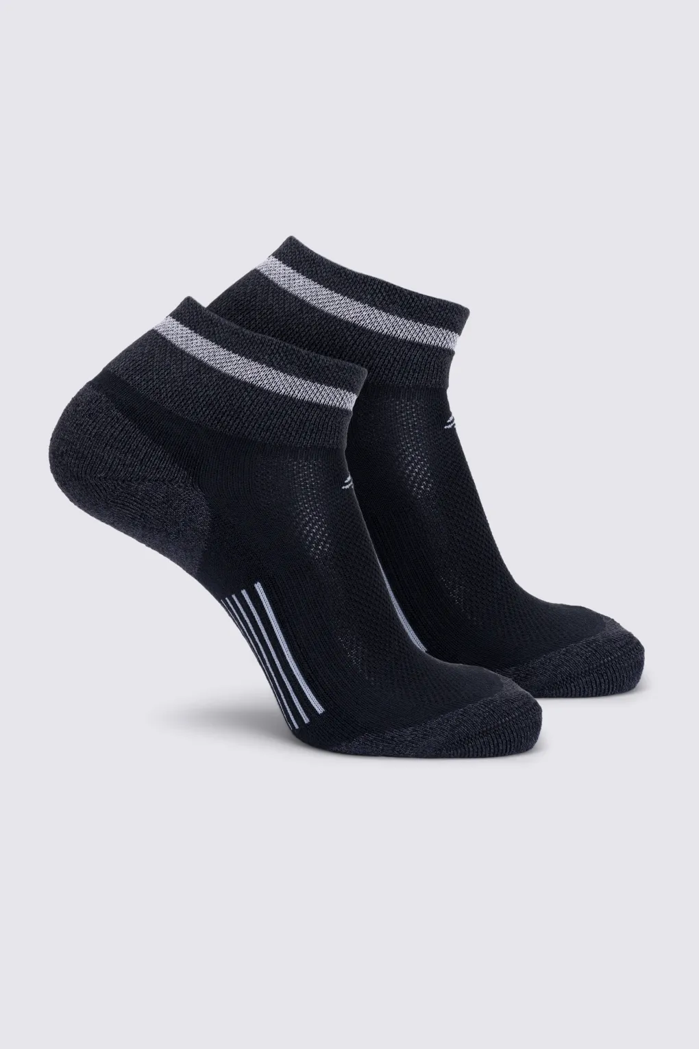 Macpac Reflective Trail Quarter Sock — 2 Pack